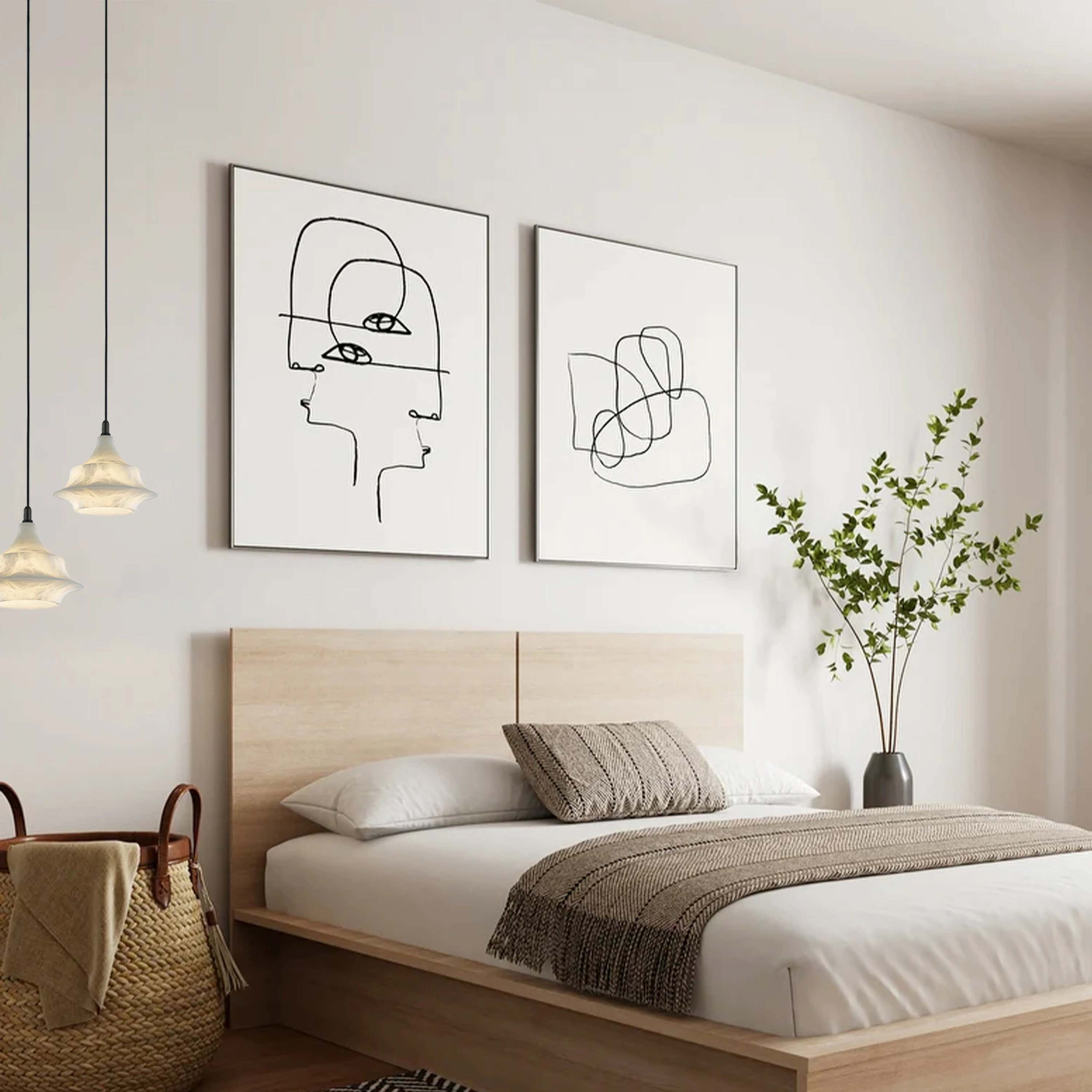 Bloom Alabaster Gleam Pendant 18cm D