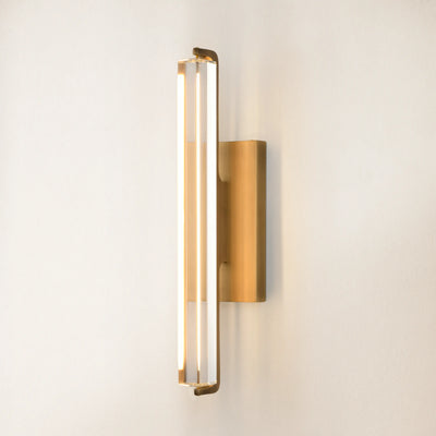 Clara Glow Crystal Single Wall Sconce 19"