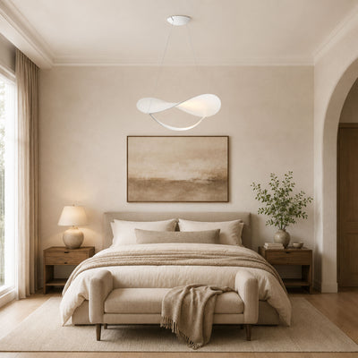 Luvra Floating Arc Pendant Light
