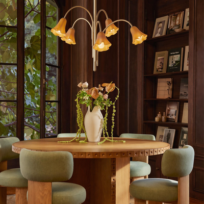 Florea Glass Art Chandelier