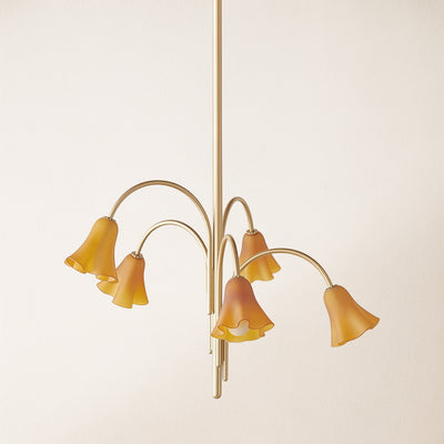 Florea Glass Art Chandelier