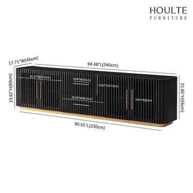 Holton Oak Media Console 240cm W