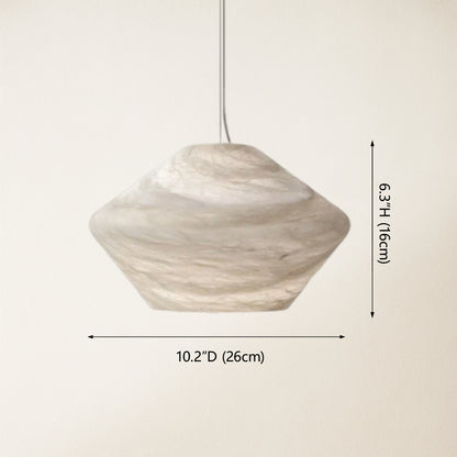Dadaly Alabaster Popular Small Art Pendant Light 26cm W
