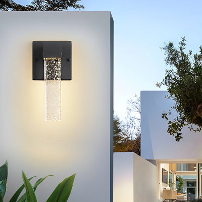 Aquatica Crystal Bubbles LED Outdoor Wall Light