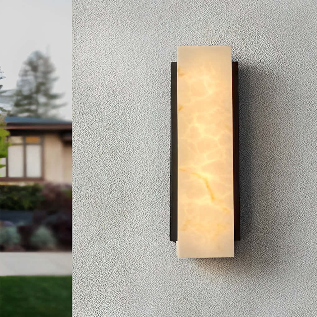 Petraglow Metal Rectangular Outdoor Wall Light