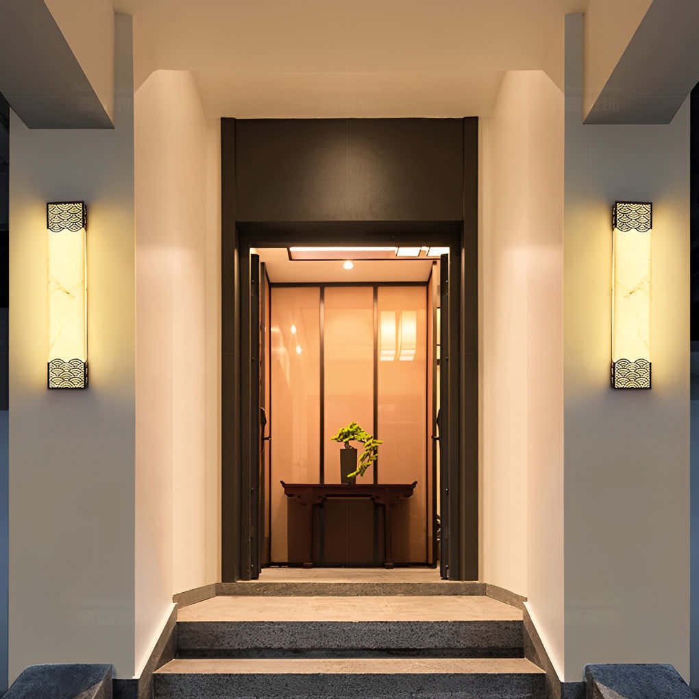 Omniguard Resin Rectangular Outdoor Wall Light