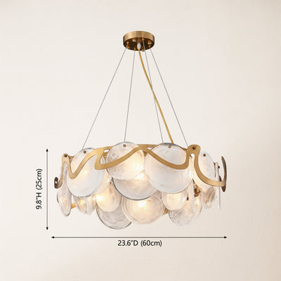 Avenor Ambient Glass Round Chandelier