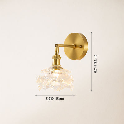 Floria Glass Adjustable Wall Sconce