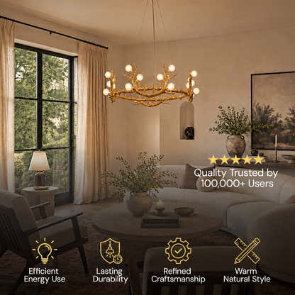Cervia Antler Branch Chandelier 30"D