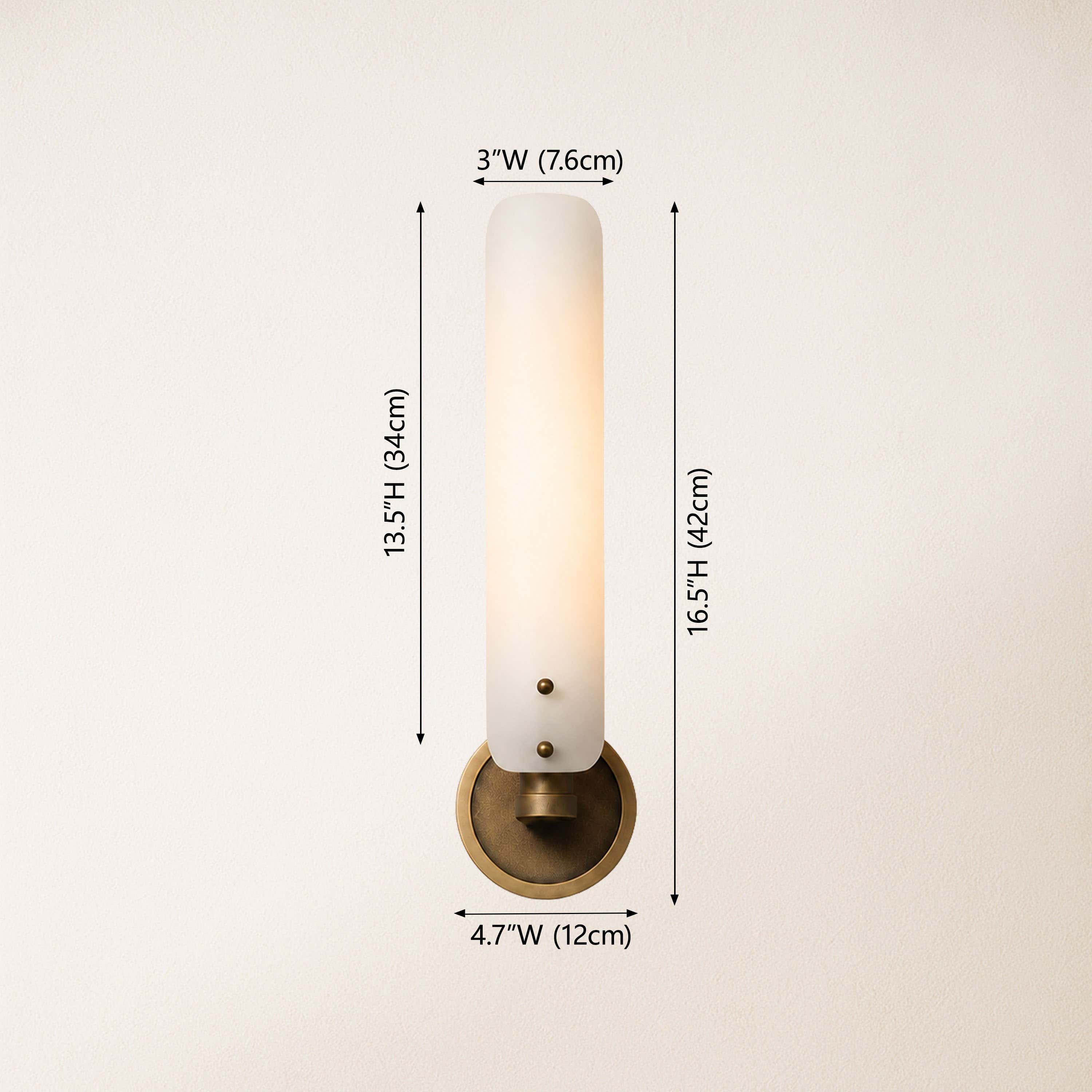 Wornak Glass Wall Lamp