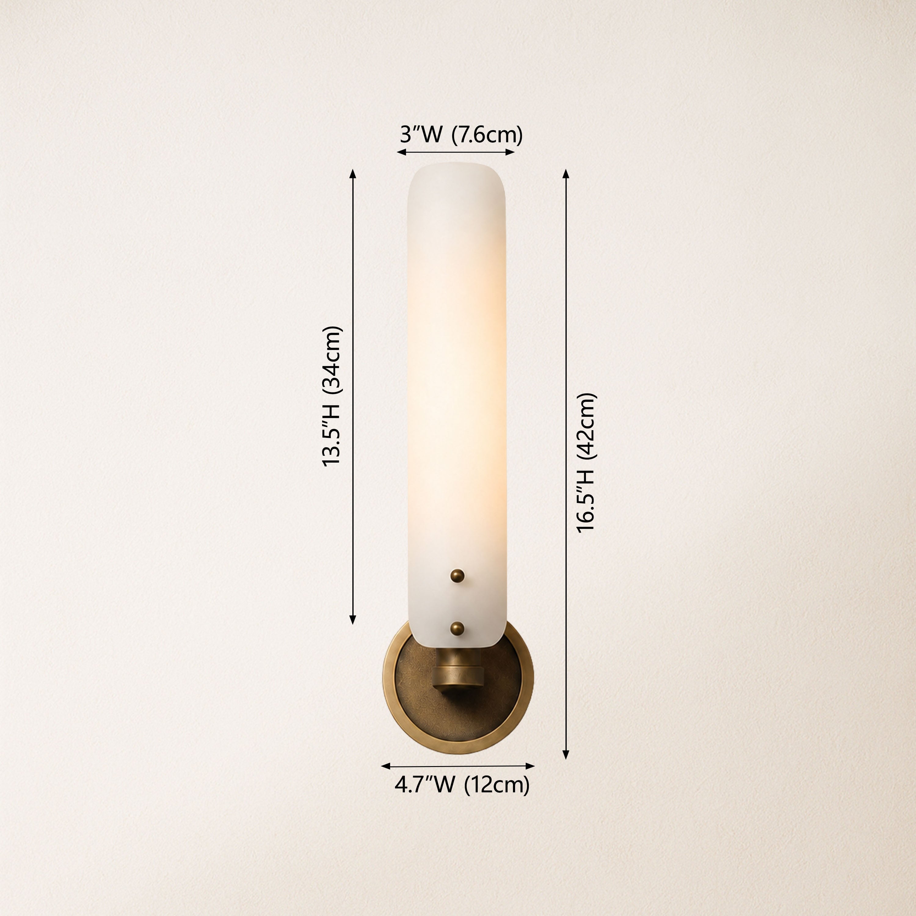 Wornak Glass Wall Lamp