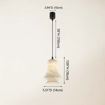 Bloom Alabaster Trio Pendant 18cm H