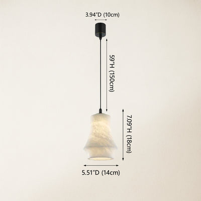 Bloom Alabaster Trio Pendant 18cm H