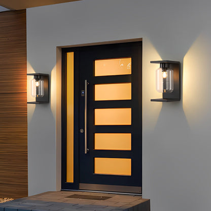 Crysteel Solar Outdoor Wall Light with Remote