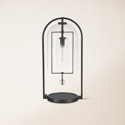 Bellhop Vintage Glass Table Lamp 53 cm H