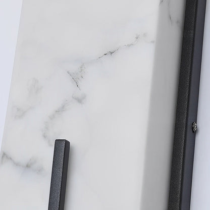 Noctilith Resin Rectangular Outdoor Wall Light