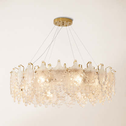 Veliora Layered Glass Chandelier