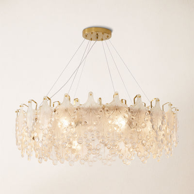 Veliora Layered Glass Chandelier