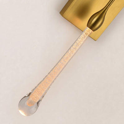 Vestrael Glass Teardrop Wall Sconce 21"H 