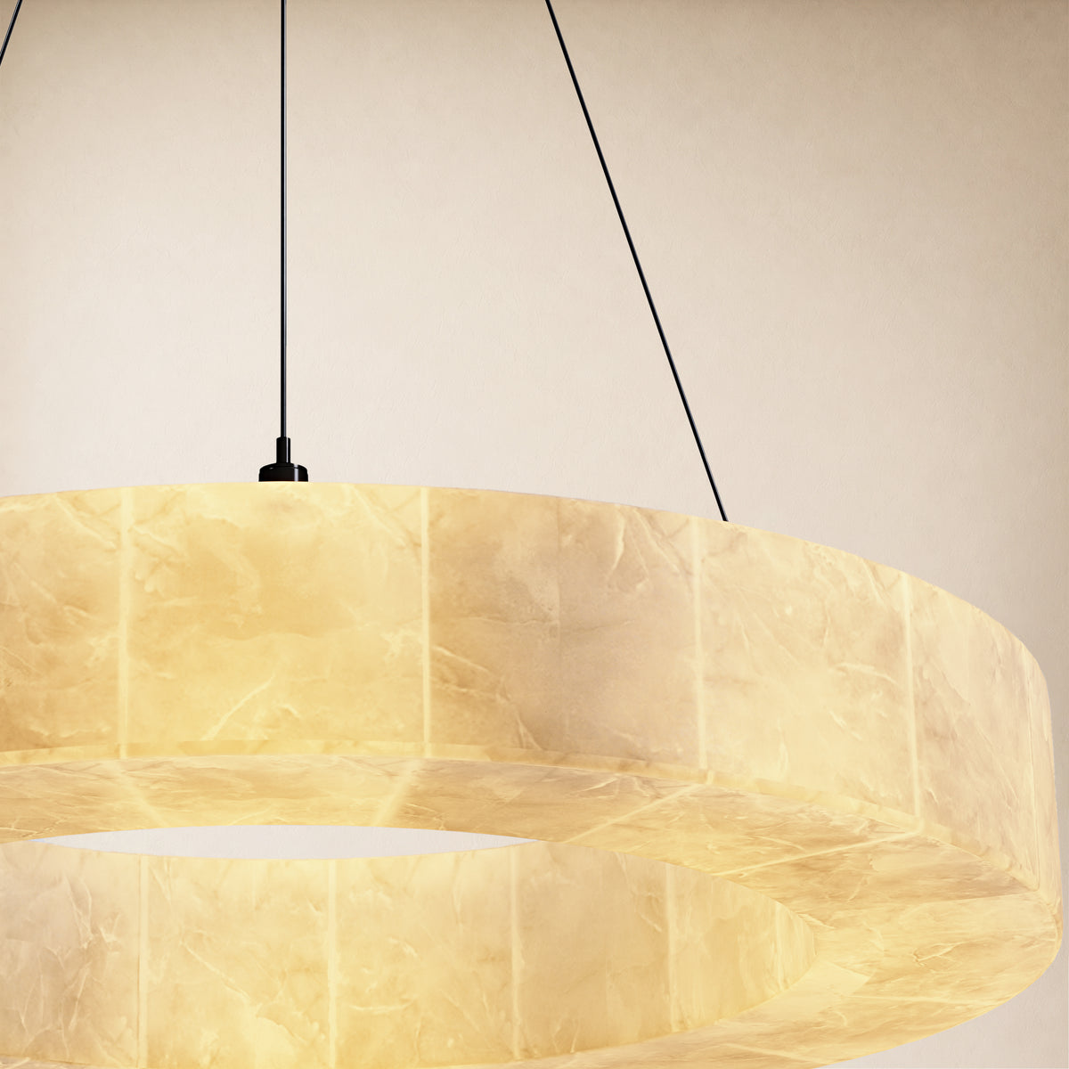 Soluna Alabaster Custom Round Chandelier