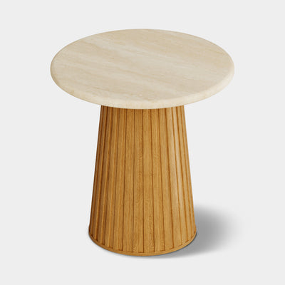 Emery Sintered Stone Side Table 50cm W