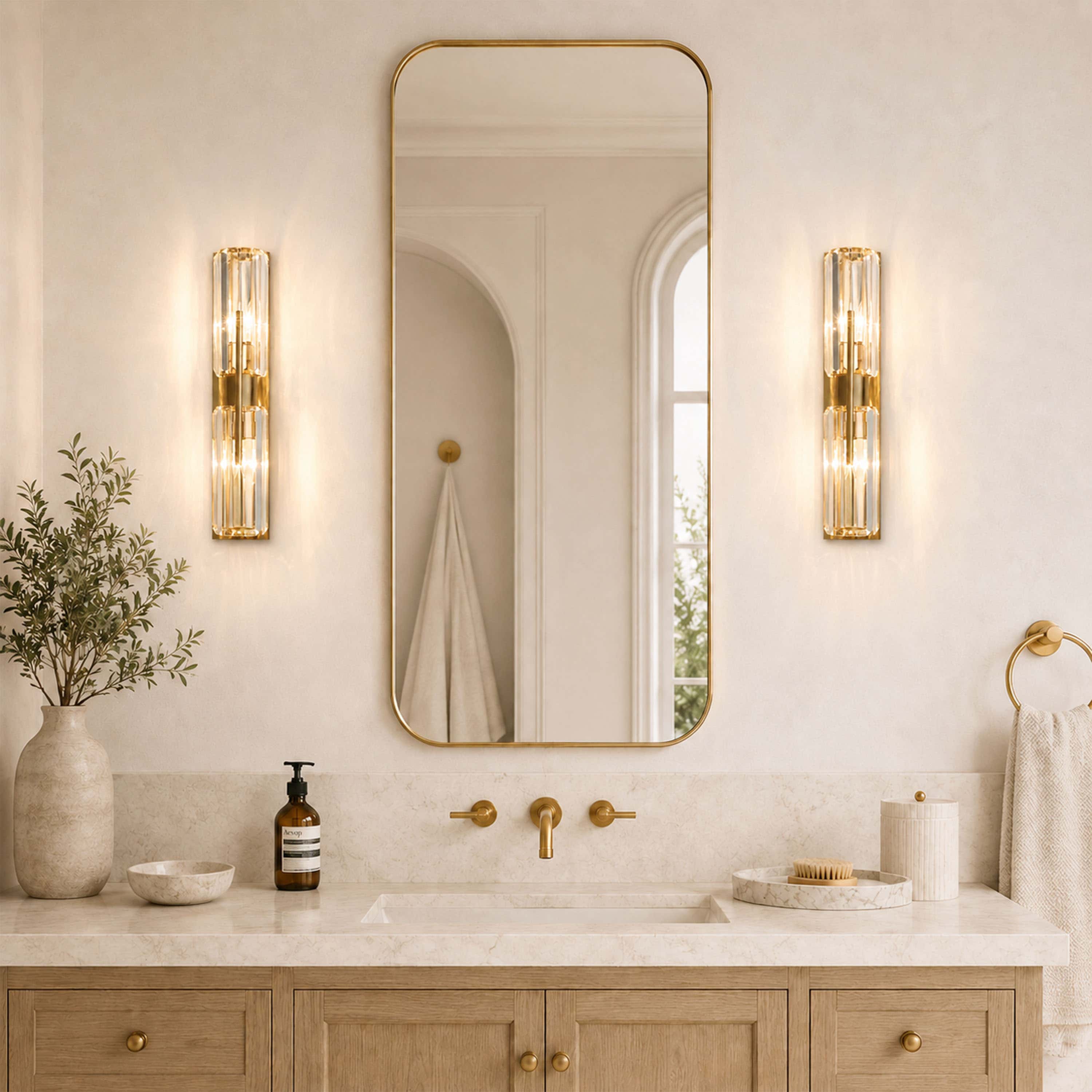 Kaelith Crystal Linear Wall Sconce