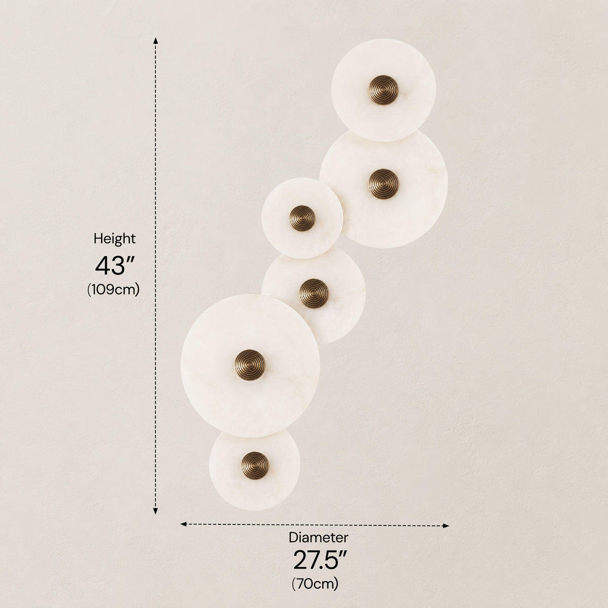Miles Alabaster Multi-Lights Wall Sconce