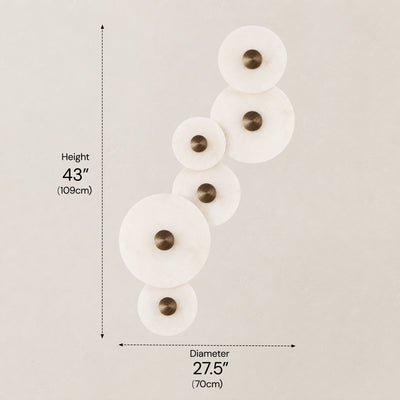 Miles Alabaster Multi-Lights Wall Sconce