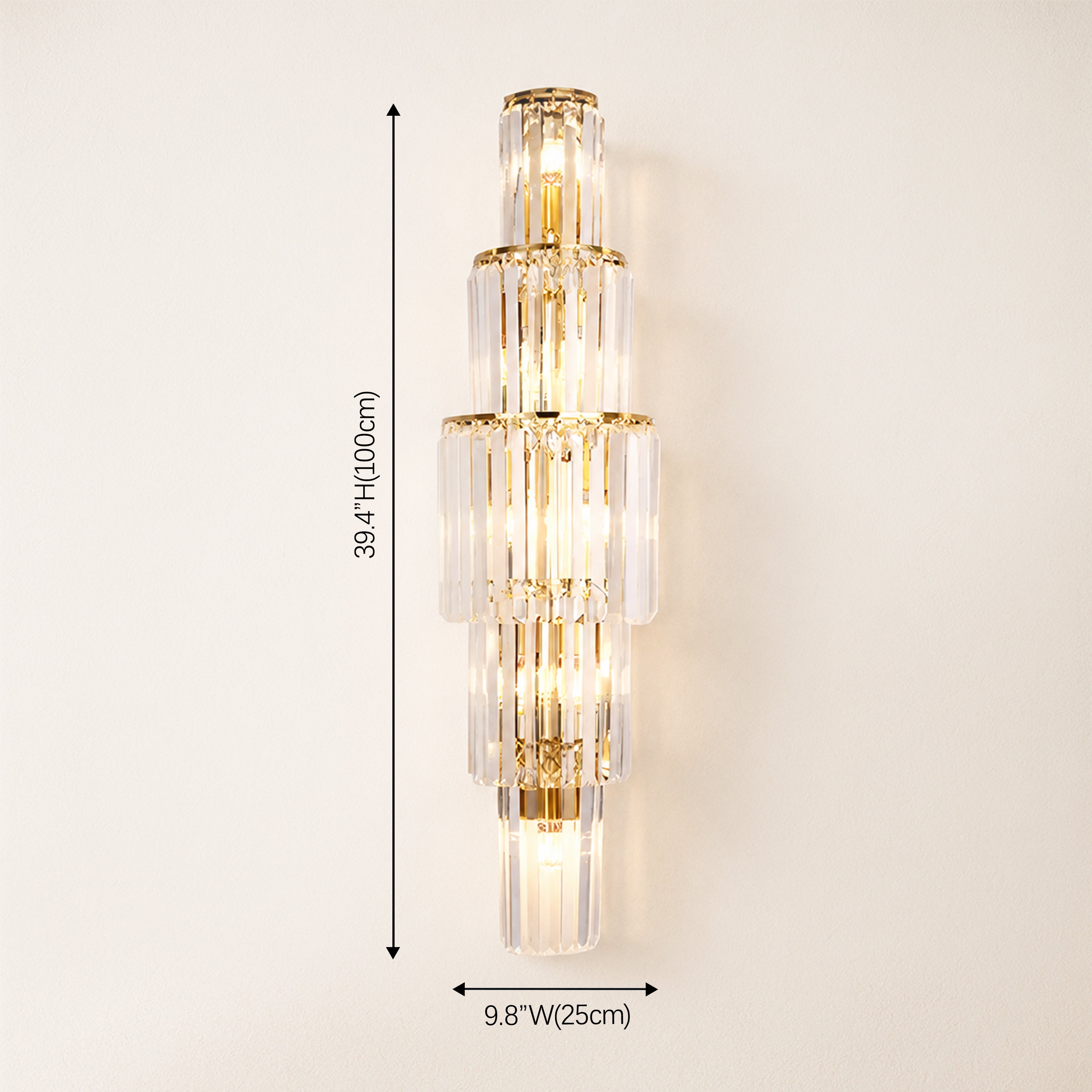 Elira Crystal Wall Lamp