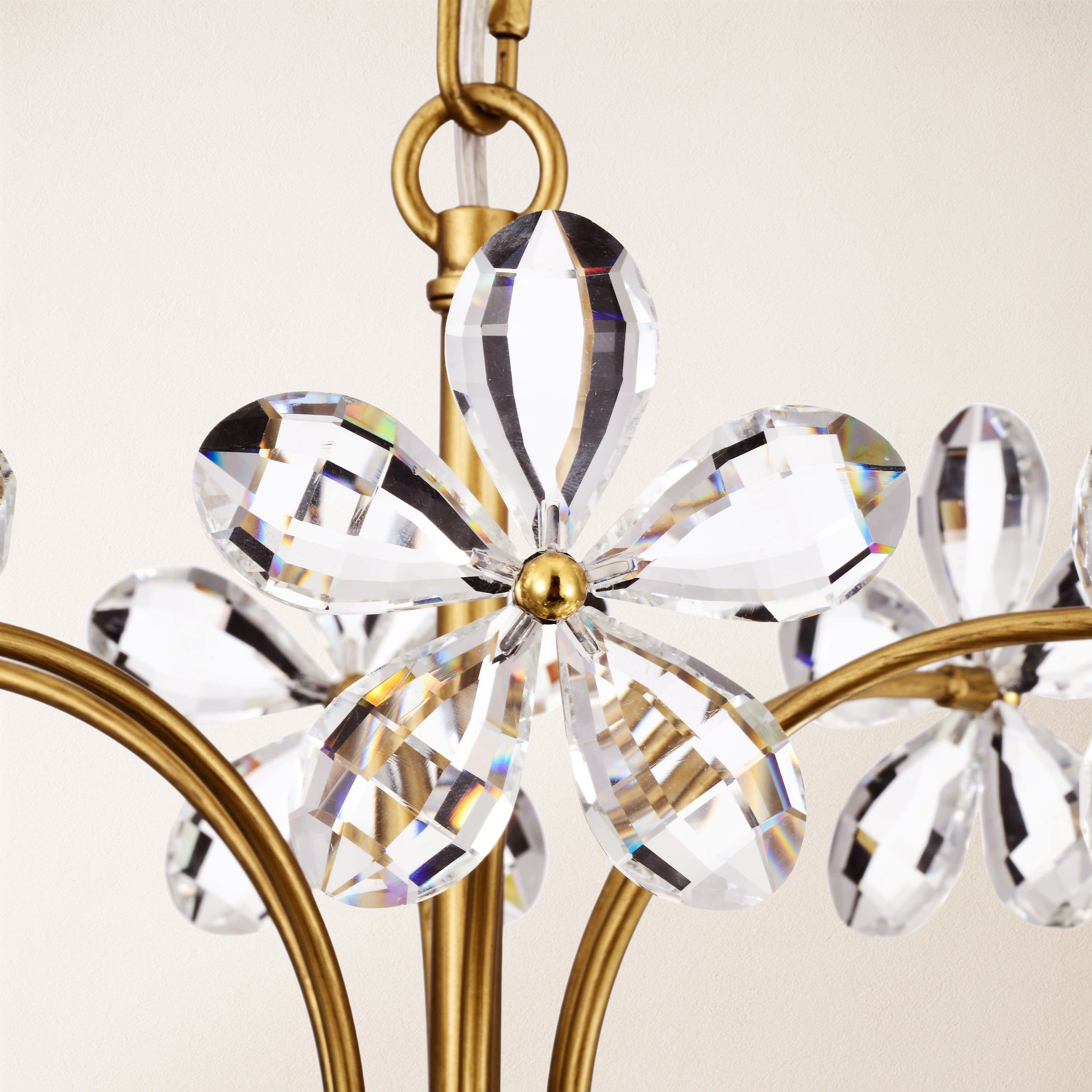 Liora Crystal Bloom Round Chandelier