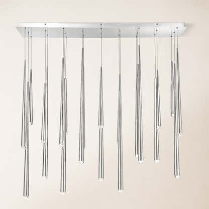 Anthropology Rectangle Crystal Pendant 137cm W