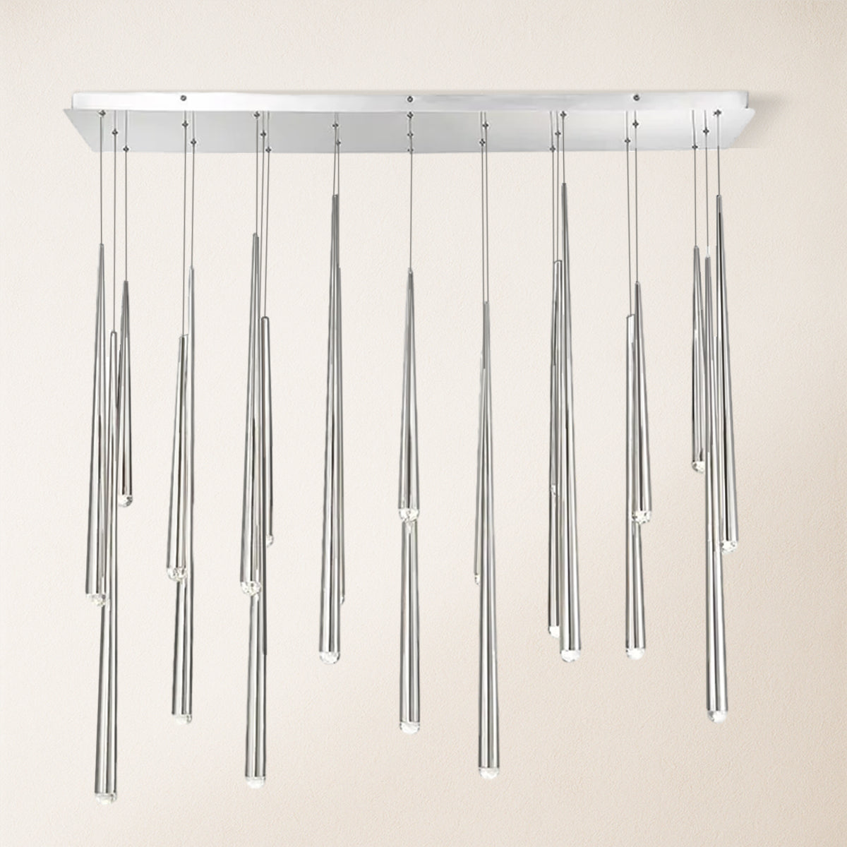 Anthropology Rectangle Crystal Pendant 137cm W