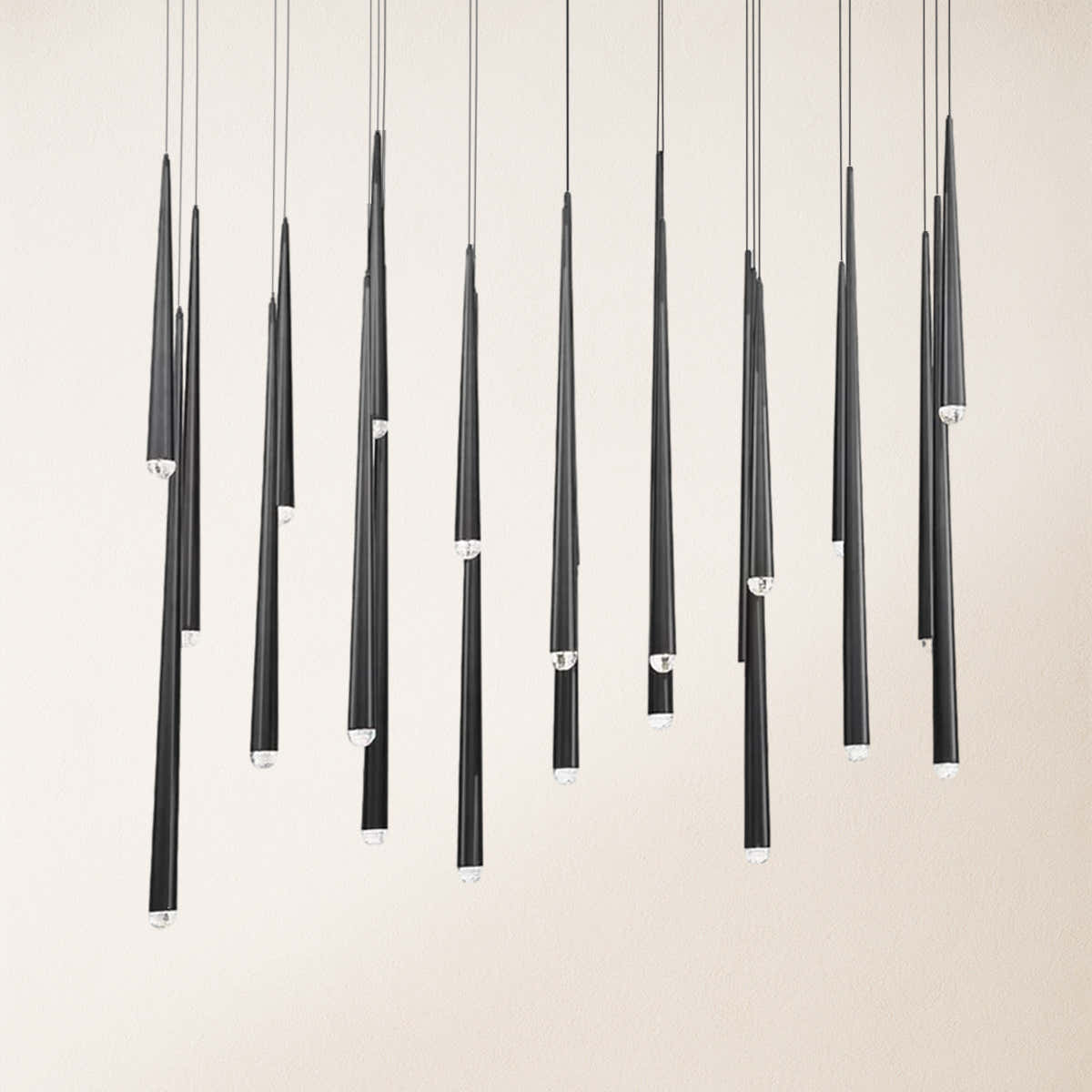 Anthropology Rectangle Crystal Pendant 137cm W