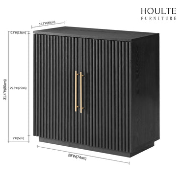 Holt 94.5″ Oak Media Console(Set of 3)