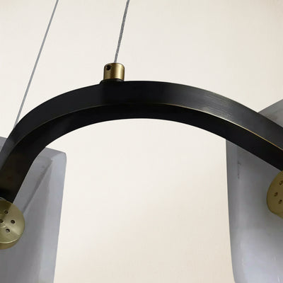 Deli Alabaster Chandelier 60cm D