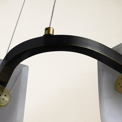 Deli Alabaster Chandelier 80cm D