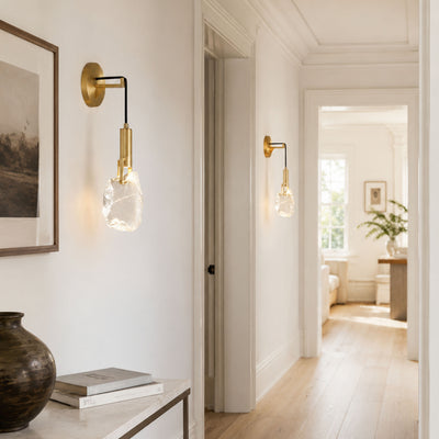 Irregular Crystal Shad Wall Sconce H28cm