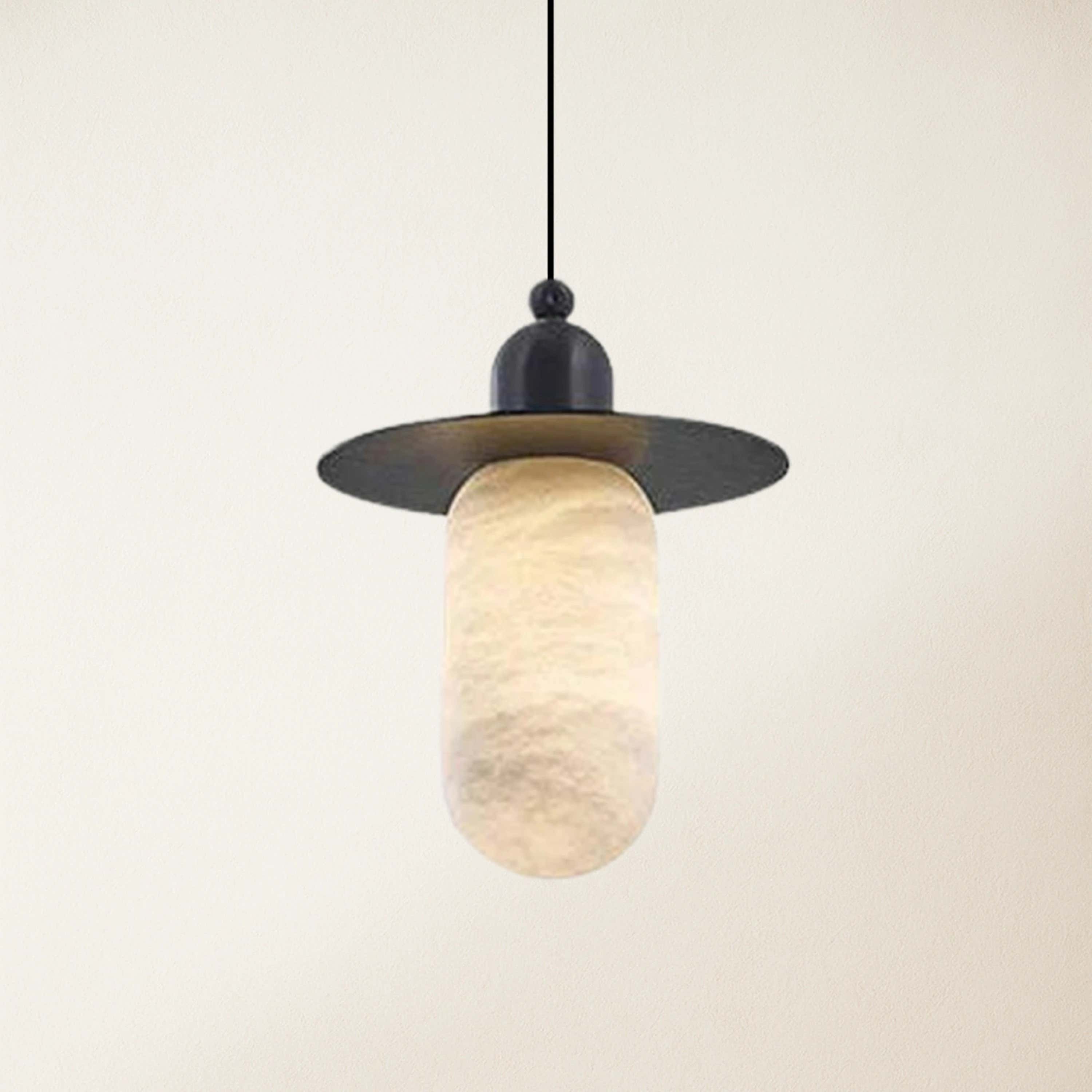 Bloom Alabaster Grace Pendant 19cm H