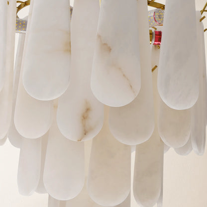 Caldera Alabaster Round Chandelier 55cm