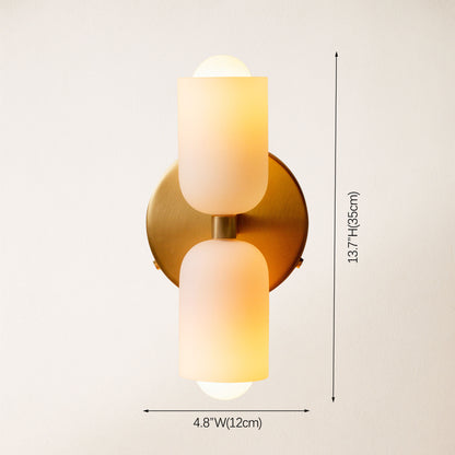 Caleb Glass Wall Sconce 12 cm W
