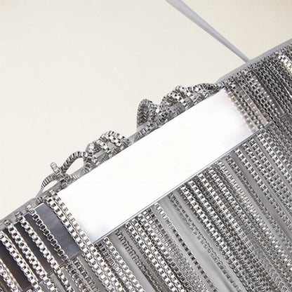 Teresa Cadena Steel Tassel Chandelier 80cm D