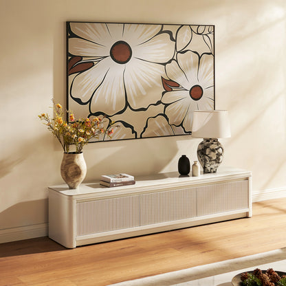 Celia Burnt Stone Media Console 71"
