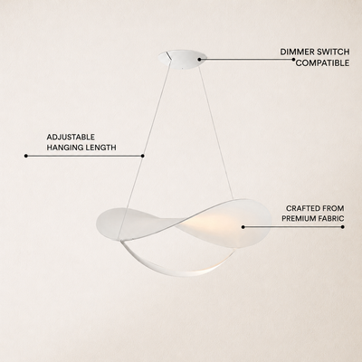 Luvra Floating Arc Pendant Light