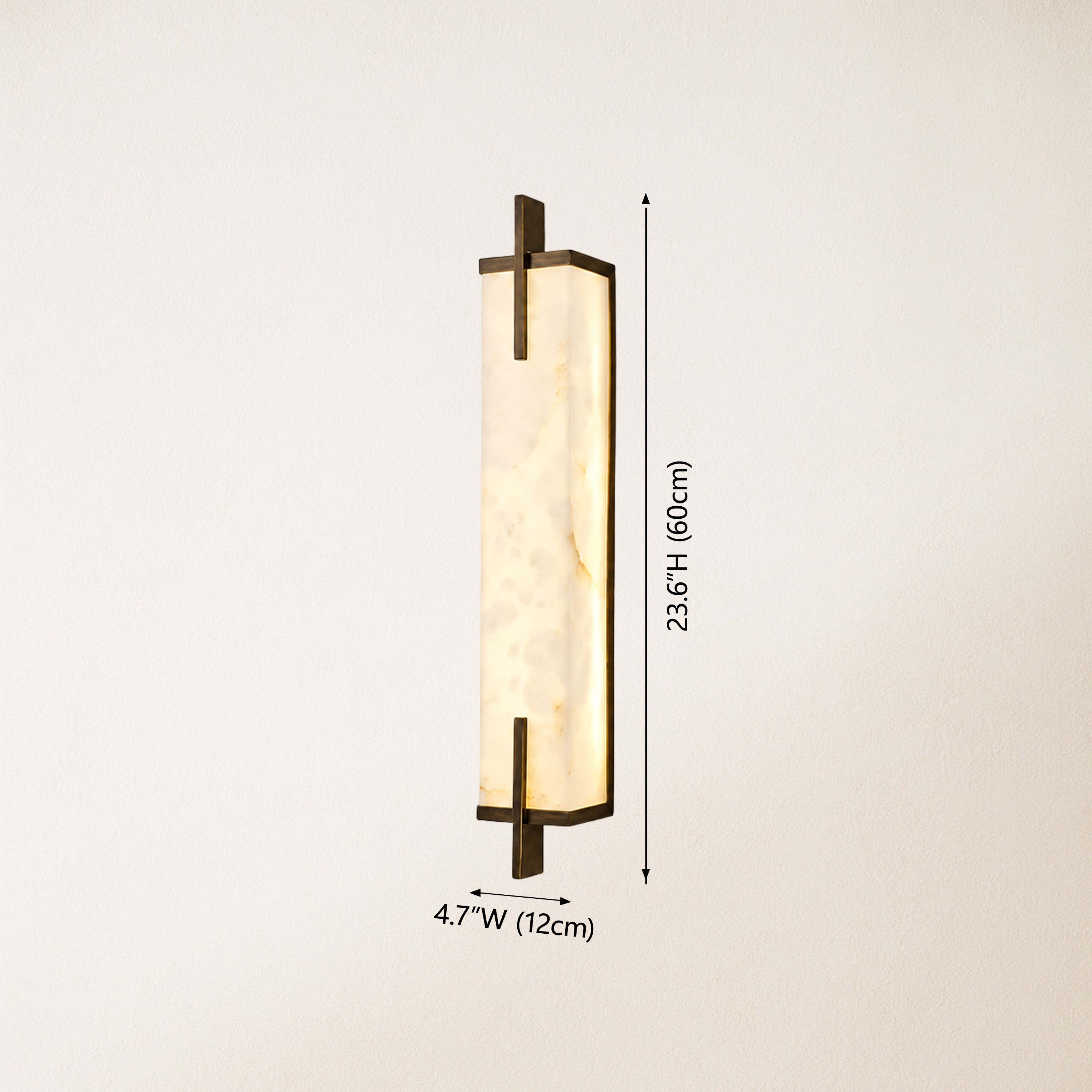 Vespera Alabaster Linear Wall Sconce