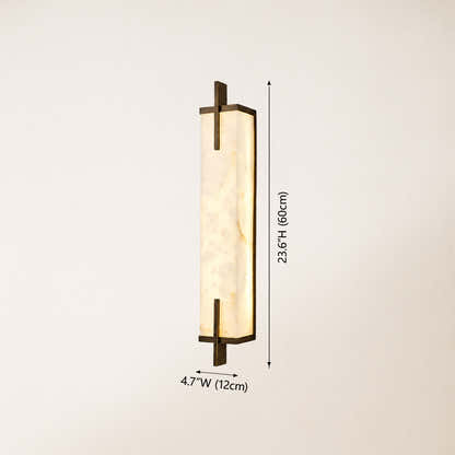 Vespera Alabaster Linear Wall Sconce