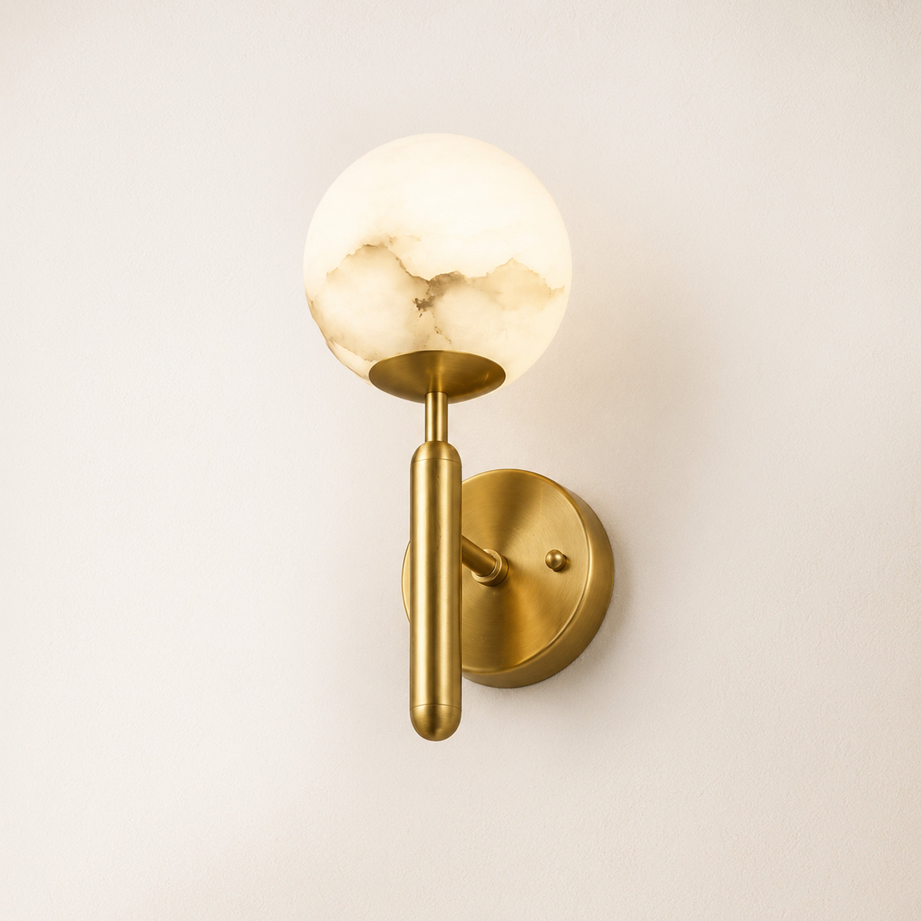 Vellura Alabaster Wall Sconce