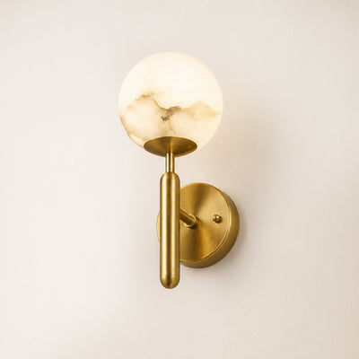 Vellura Alabaster Wall Sconce