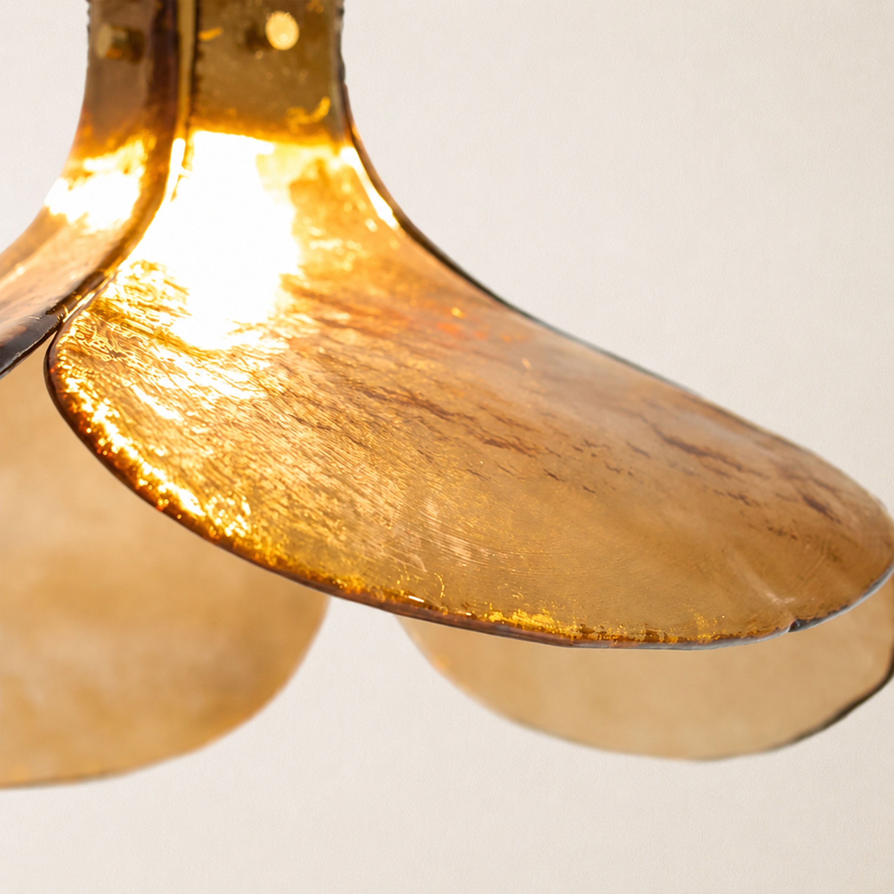 Eora Amber Glass Pendant Light