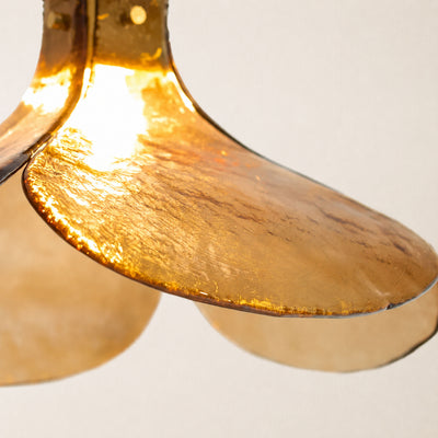 Eora Amber Glass Pendant Light