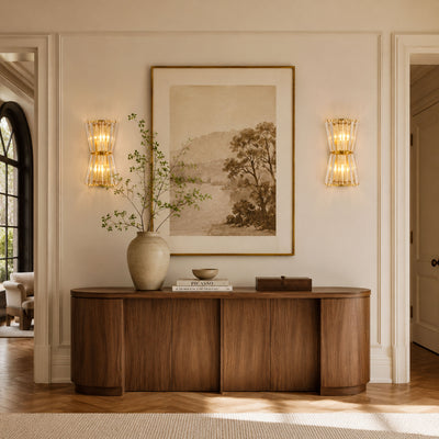 Lyrsolara Crystal Wall Sconce